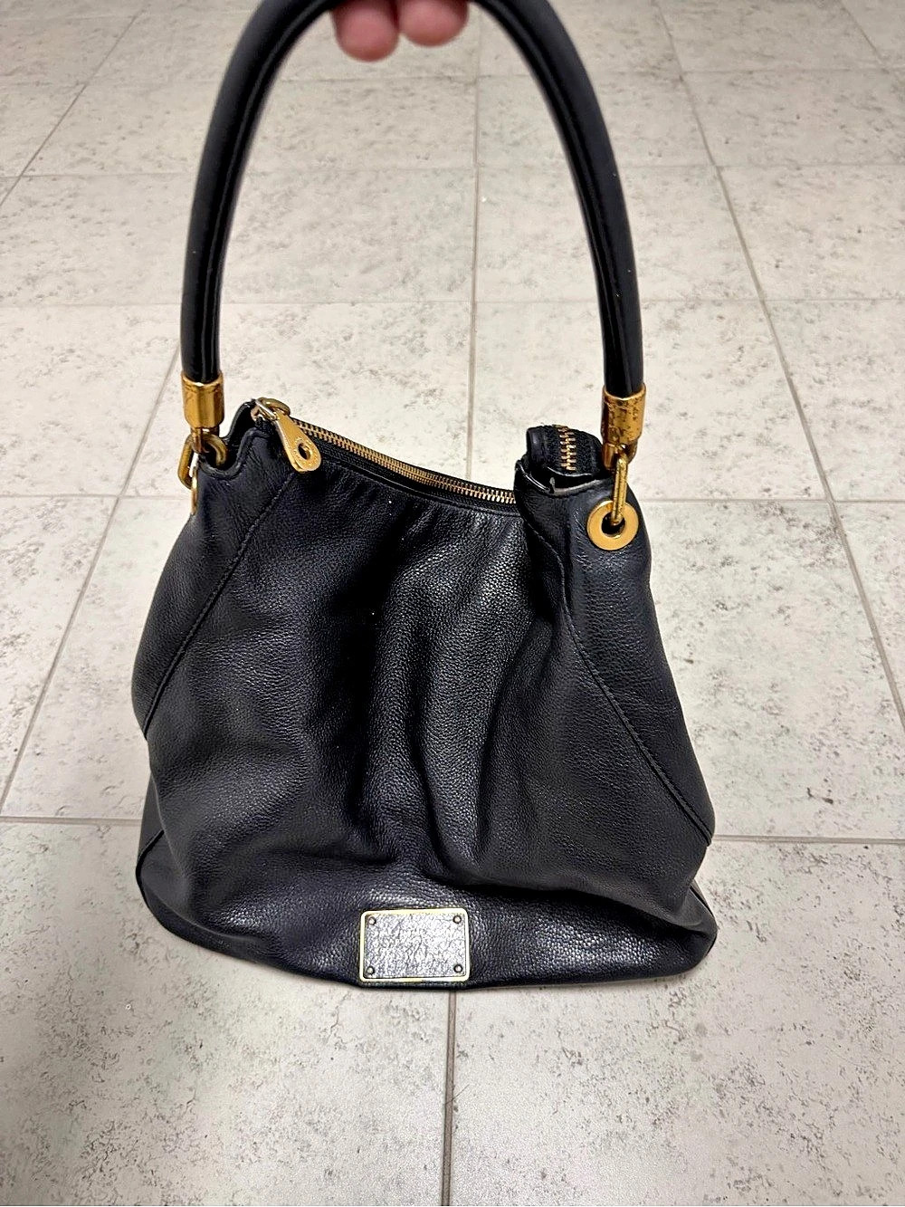 Marc by Marc Jacobs Standard Supply Workwear Hobo Black Leather Bag